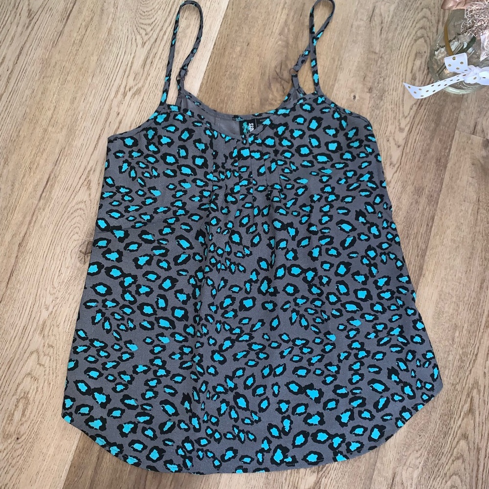 Cheetah print tank top
